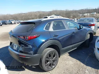 2025 Mazda CX-30 2.5 S Select Sport with VIN 3MVDMBBM5SM760652, listed as a IAAI auction lot 41445077 with 2,577 mi miles. Bid and sale history available at carsss.com. Image 4.