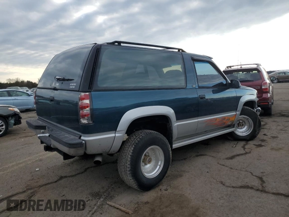1993 Chevrolet Blazer z VIN 1GNEK18K0PJ341907, wystawiony jako Copart lot #46688435 z przebiegiem 210 382 mil mil oraz Szkoda całkowita • Salvage title. Historia ofert i sprzedaży dostępna na DreamBid. Obrazek 3.