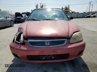 1999 Honda Civic LX with VIN 1HGEJ6670XL002593, listed as a Copart auction lot 68564474 with 255,621 mi miles and Salvage Title. Bid and sale history available at carsss.com. Image 5.