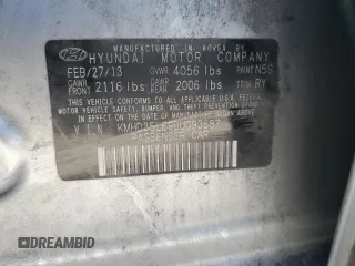 2013 Hyundai Elantra GT with VIN KMHD35LE9DU093687, listed as a Copart auction lot 74501794 with 117,792 mi miles and Salvage Title. Bid and sale history available at carsss.com. Image 12.