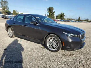 2025 BMW 5 Series 530i with VIN WBA43FJ04SCT73258, listed as a Copart auction lot 45519765 with 6,872 mi miles and Clean Title. Bid and sale history available at carsss.com. Image 4.
