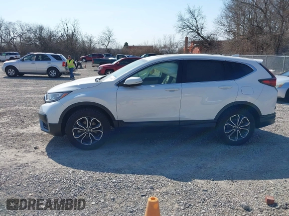 2021 Honda CR-V EX with VIN 5J6RW2H50ML017462, listed as a IAAI auction lot 41787030 with 57,858 mi miles. Bid and sale history available at carsss.com. Image 14.