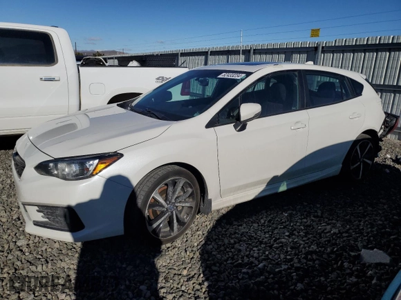 2020 Subaru Impreza Special Sports with VIN 4S3GTAM68L3712589, listed as a Copart auction lot 82433234 with 55,308 mi miles and Salvage title. Bid and sale history available at DreamBid. Image 1.