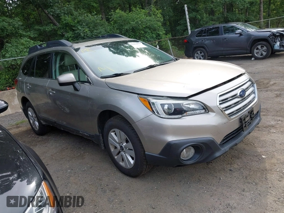 2015 Subaru Outback Premium z VIN 4S4BSADC2F3327614, wystawiony jako IAAI lot #42462373 z przebiegiem 82 695 mil mil oraz . Historia ofert i sprzedaży dostępna na DreamBid. Obrazek 1.