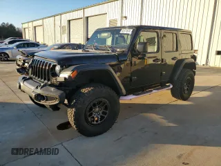 2022 Jeep Wrangler Unlimited High Tide with VIN 1C4HJXDG0NW247152, listed as a Copart auction lot 82371674 with 32,417 mi miles and Salvage Title. Bid and sale history available at DreamBid. Image 1.