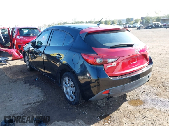 2015 Mazda 3 i Sport with VIN JM1BM1K74F1240619, listed as a IAAI auction lot 41969336 with 202,087 mi miles and . Bid and sale history available at DreamBid. Image 3.