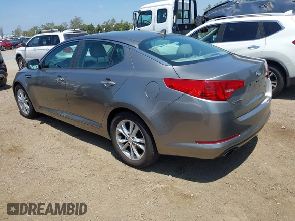 2013 Kia Optima EX with VIN 5XXGN4A77DG244364, listed as a IAAI auction lot 42179051 with 184,416 mi miles and . Bid and sale history available at carsss.com. Image 3.