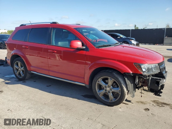 2017 Dodge Journey Crossroad Plus z VIN 3C4PDCGG6HT571997, wystawiony jako Copart lot #56372045 z przebiegiem 128 415 mil mil oraz Szkoda całkowita • Salvage title. Historia ofert i sprzedaży dostępna na DreamBid. Obrazek 4.