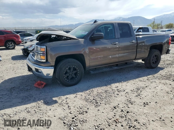 2015 Chevrolet Silverado 1500 LT with VIN 1GCVKREC5FZ216566, listed as a Copart auction lot 53315995 with 165,481 mi miles and Salvage Title. Bid and sale history available at DreamBid. Image 1.