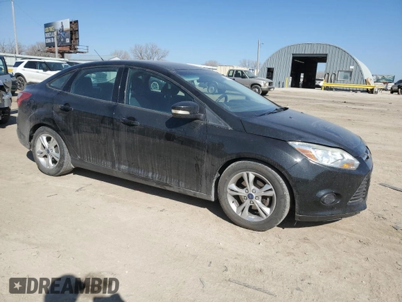 2014 Ford Focus SE with VIN 1FADP3F20EL182320, listed as a Copart auction lot 48985215 with 102,201 mi miles and Salvage Title. Bid and sale history available at carsss.com. Image 4.