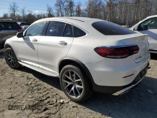 2021 Mercedes-Benz GLC with VIN W1N0J8EB4MF892643, listed as a Copart auction lot 82924654 with 25,270 mi miles and Salvage Title. Bid and sale history available at carsss.com. Image 2.