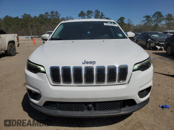 2021 Jeep Cherokee Latitude Lux with VIN 1C4PJLMX1MD211128, listed as a Copart auction lot 48470285 with 46,544 mi miles and Salvage Title. Bid and sale history available at carsss.com. Image 5.