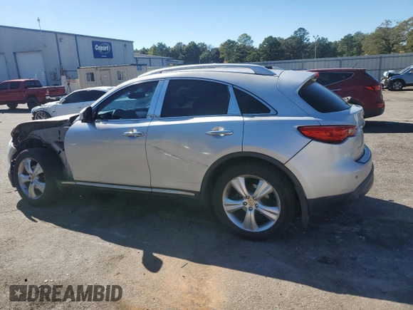 2010 Infiniti FX35 with VIN JN8AS1MU4AM800770, listed as a Copart auction lot 76324424 with 301,279 mi miles and Salvage Title. Bid and sale history available at carsss.com. Image 2.