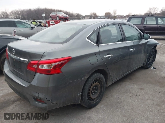2017 Nissan Sentra S with VIN 3N1AB7AP7HY378744, listed as a IAAI auction lot 41822750 with 214,121 mi miles and . Bid and sale history available at DreamBid. Image 4.