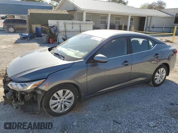 2020 Nissan Sentra S with VIN 3N1AB8BV3LY216170, listed as a Copart auction lot 50326175 with 49,836 mi miles and Salvage Title. Bid and sale history available at DreamBid. Image 1.