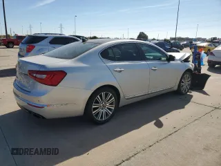 2016 Kia Cadenza Premium with VIN KNALN4D74G5209491, listed as a Copart auction lot 77173114 with 64,628 mi miles and Salvage Title. Bid and sale history available at carsss.com. Image 3.