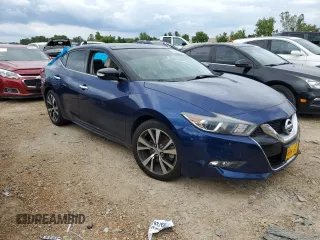 2016 Nissan Maxima S with VIN 1N4AA6AP7GC393929, listed as a Copart auction lot 64045643 with 75,085 mi miles and Salvage Title. Bid and sale history available at DreamBid. Image 4.