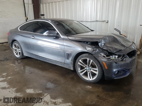 2017 BMW 4 Series 430i xDrive with VIN WBA4R9C30HK878851, listed as a Copart auction lot 58933315 with 83,643 mi miles and Salvage title. Bid and sale history available at DreamBid. Image 4.