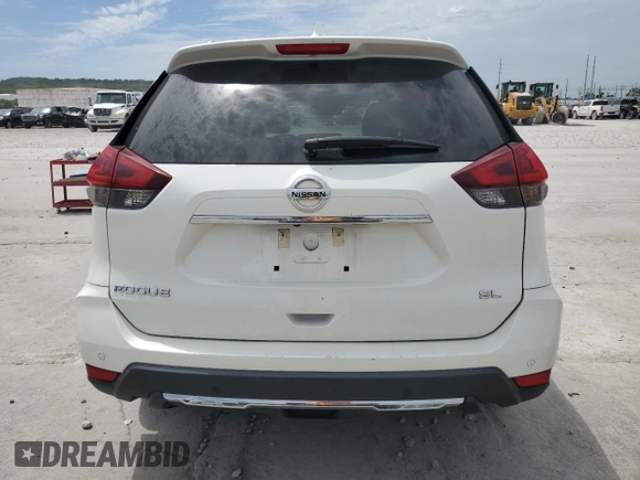 2020 Nissan Rogue S with VIN 5N1AT2MT2LC769769, listed as a Copart auction lot 57358605 with 57,960 mi miles and Salvage title. Bid and sale history available at DreamBid. Image 6.