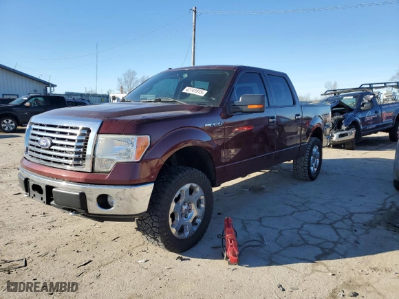 2010 Ford F-150 XL with VIN 1FTEW1E81AFA46296, listed as a Copart auction lot 42741915 with 183,947 mi miles and Salvage Title. Bid and sale history available at carsss.com. Image 1.