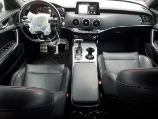 2020 Kia Stinger GT1 with VIN KNAE45LC6L6082408, listed as a Copart auction lot 87457524 with 84,510 mi miles and Salvage Title. Bid and sale history available at DreamBid. Image 8.