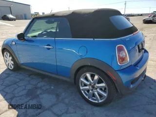2010 MINI Convertible S с VIN WMWMS3C51ATZ85359, выставлен на аукционе Copart как лот 48480345 с пробегом 95 245 миль миль и Чистый • Clean title. История ставок и продаж доступна на DreamBid. Изображение 2.