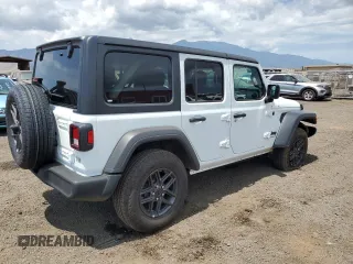 2025 Jeep Wrangler Sport S with VIN 1C4PJXDN0SW500962, listed as a Copart auction lot 51176895 with 4,624 mi miles and Clean title. Bid and sale history available at DreamBid. Image 3.