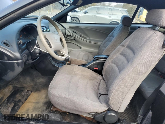 1998 Ford Mustang with VIN 1FAFP4442WF231861, listed as a Copart auction lot 43805205 with 193,569 mi miles and Salvage Title. Bid and sale history available at carsss.com. Image 7.