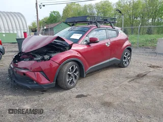 2018 Toyota C-HR XLE with VIN NMTKHMBX7JR010783, listed as a IAAI auction lot 42173610 with 93,320 mi miles and . Bid and sale history available at DreamBid. Image 2.