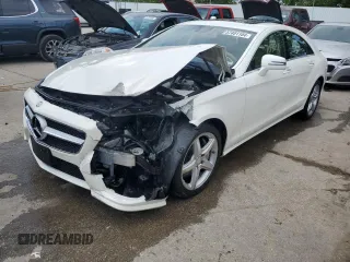 2014 Mercedes-Benz CLS-Class CLS 550 with VIN WDDLJ9BB7EA103615, listed as a Copart auction lot 57481104 with 70,321 mi miles and Salvage Title. Bid and sale history available at carsss.com. Image 1.