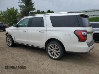 2018 Ford Expedition Max Limited z VIN 1FMJK2AT4JEA63234, wystawiony jako Copart lot #57463045 z przebiegiem 98 540 mil mil oraz Czysty tytuł • Clean title. Historia ofert i sprzedaży dostępna na DreamBid. Obrazek 2.