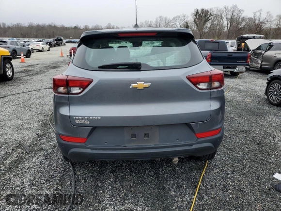 2022 Chevrolet TrailBlazer LS with VIN KL79MMS20NB119175, listed as a Copart auction lot 45874395 with Not Provided miles and Non Repairable. Bid and sale history available at DreamBid. Image 6.