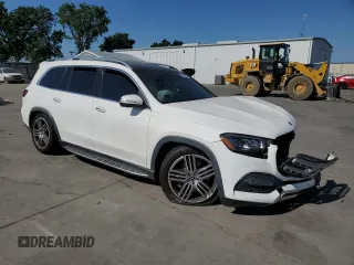 2020 Mercedes-Benz GLS 450 z VIN 4JGFF5KE7LA234001, wystawiony jako Copart lot #56356685 z przebiegiem 87 292 mil mil oraz Szkody całkowita. Historia ofert i sprzedaży dostępna na DreamBid. Obrazek 4.