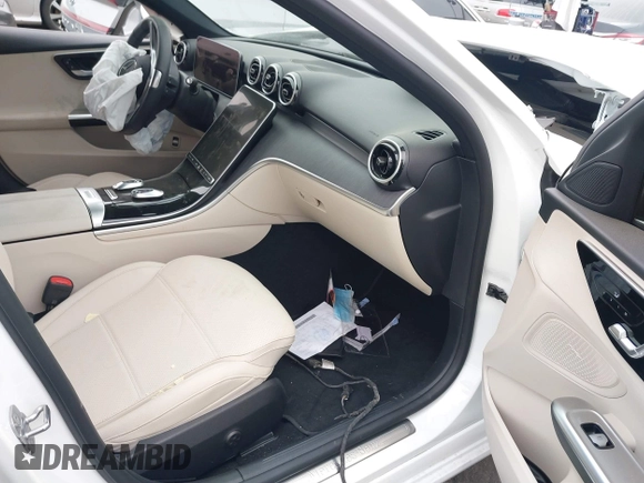 2024 Mercedes-Benz C 300 with VIN W1KAF4GB9RR237814, listed as a IAAI auction lot 41774059 with Not Provided miles and . Bid and sale history available at DreamBid. Image 5.