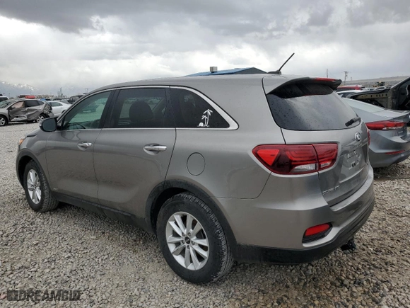 2019 Kia Sorento LX V6 with VIN 5XYPGDA52KG490241, listed as a Copart auction lot 51095295 with 87,620 mi miles and Salvage Title. Bid and sale history available at carsss.com. Image 2.