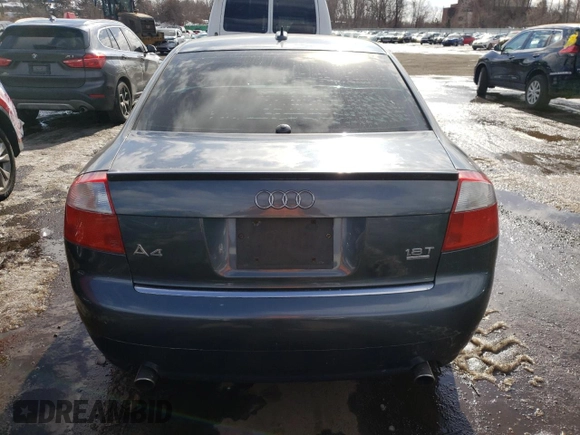 2005 Audi A4 1.8T SE with VIN WAULC68E95A106470, listed as a Copart auction lot 45320325 with 132,985 mi miles and Salvage Title. Bid and sale history available at carsss.com. Image 6.
