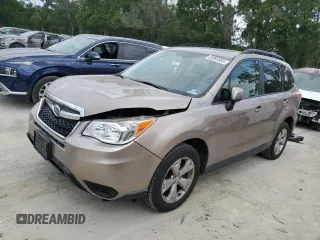 2015 Subaru Forester Premium with VIN JF2SJADC7FH572758, listed as a Copart auction lot 53893685 with 104,937 mi miles and Salvage Title. Bid and sale history available at DreamBid. Image 1.