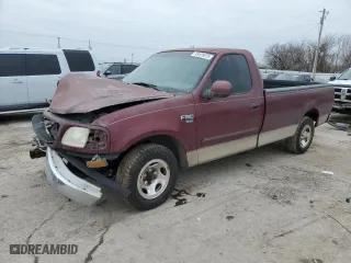 1999 Ford F-150 Work Series with VIN 1FTRF17W1XKB48291, listed as a Copart auction lot 45526035 with 154,699 mi miles and Salvage Title. Bid and sale history available at carsss.com. Image 1.