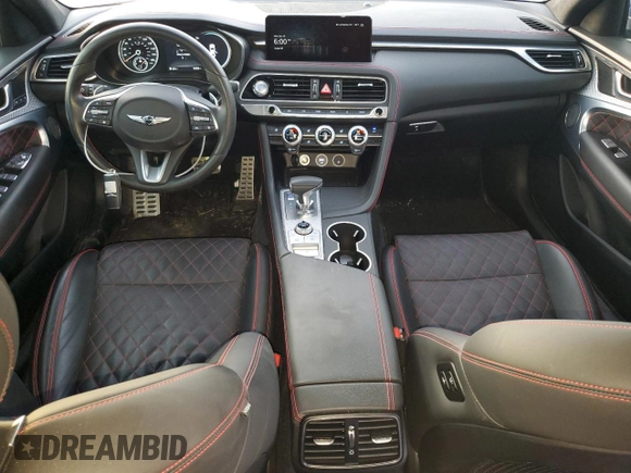 2023 Genesis G70 3.3T with VIN KMTG54TEXPU115465, listed as a Copart auction lot 81239184 with 16,059 mi miles and Salvage Title. Bid and sale history available at DreamBid. Image 8.