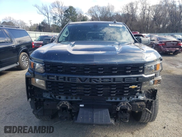 2020 Chevrolet Silverado 1500 Custom with VIN 3GCPWBEK0LG256626, listed as a Copart auction lot 46325475 with 38,514 mi miles and Salvage Title. Bid and sale history available at carsss.com. Image 5.