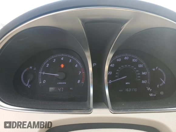 2011 Toyota Avalon with VIN 4T1BK3DB1BU430191, listed as a Copart auction lot 59849455 with 163,170 mi miles and Salvage title. Bid and sale history available at DreamBid. Image 9.