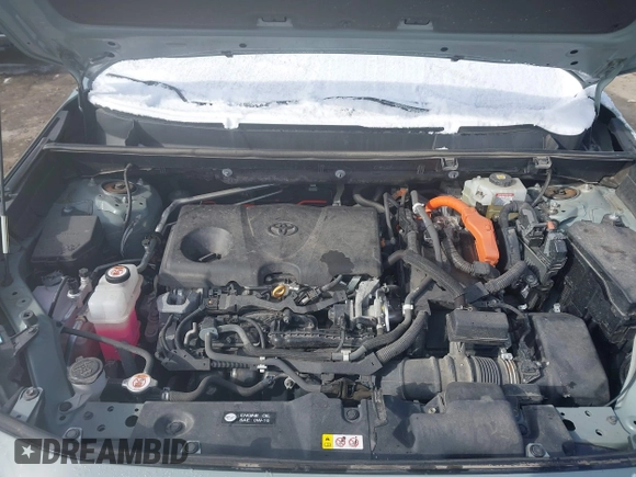 2021 Toyota RAV4 Hybrid XLE with VIN 4T3RWRFV2MU024587, listed as a IAAI auction lot 41496119 with 52,809 mi miles. Bid and sale history available at carsss.com. Image 10.
