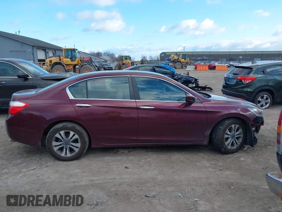 2014 Honda Accord Sedan LX with VIN 1HGCR2F33EA285263, listed as a IAAI auction lot 41886888 with 110,852 mi miles. Bid and sale history available at carsss.com. Image 13.