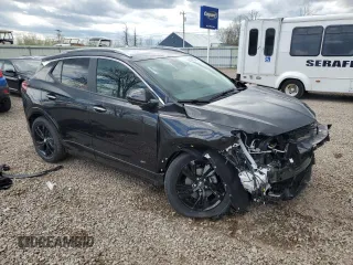 2025 Buick Encore GX Sport Touring with VIN KL4AMESL4SB156816, listed as a Copart auction lot 55428645 with 4 mi miles and Salvage title. Bid and sale history available at DreamBid. Image 4.