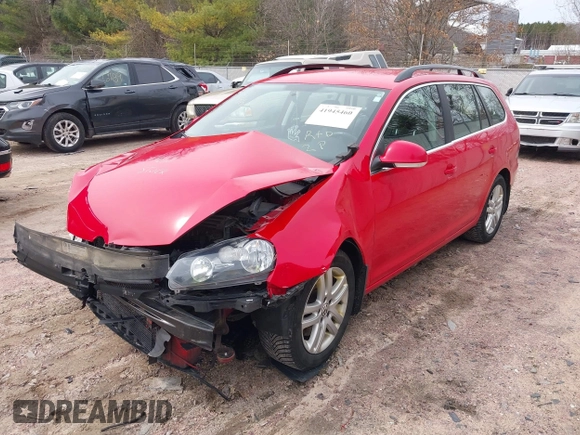 2012 Volkswagen Jetta SportWagen TDI with VIN 3VWPL7AJ7CM687465, listed as a IAAI auction lot 41945460 with 136,912 mi miles. Bid and sale history available at carsss.com. Image 2.