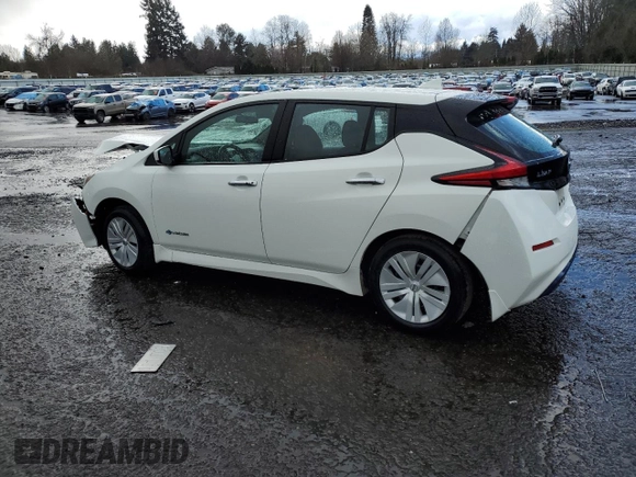 2018 Nissan LEAF S with VIN 1N4AZ1CP4JC311722, listed as a Copart auction lot 49008215 with 61,754 mi miles and Salvage Title. Bid and sale history available at DreamBid. Image 2.