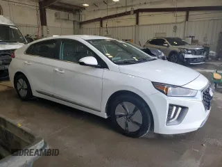 2021 Hyundai Ioniq SE z VIN KMHC75LC3MU255618, wystawiony jako Copart lot #54692935 z przebiegiem 48 494 mil mil oraz Szkody całkowita. Historia ofert i sprzedaży dostępna na DreamBid. Obrazek 4.
