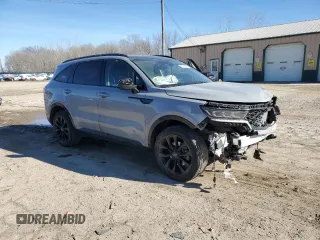 2022 Kia Sorento SX with VIN 5XYRKDLF7NG142808, listed as a Copart auction lot 43164095 with 41,633 mi miles and Salvage Title. Bid and sale history available at carsss.com. Image 4.