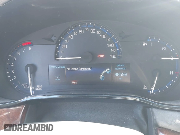 2016 Cadillac CTS RWD with VIN 1G6AP5SX8G0119984, listed as a IAAI auction lot 41679567 with 98,592 mi miles and . Bid and sale history available at DreamBid. Image 7.