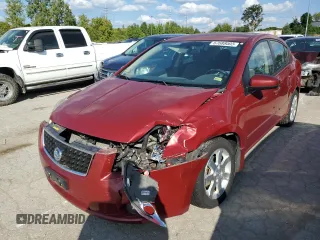2008 Nissan Sentra S with VIN 3N1AB61E08L666899, listed as a Copart auction lot 67688003 with Not Provided miles and Salvage Title. Bid and sale history available at DreamBid. Image 1.